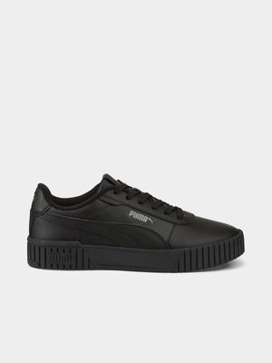 Womens Puma Carina 2.0 Black Sneakers