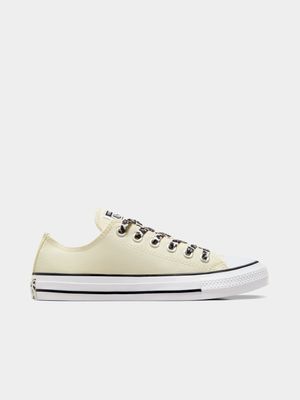 Converse Women's Natural CTAS Leo Love Khaki/Leopard Sneaker