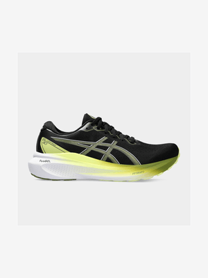 Mens Asics Black/Yellow Gel-Kayano 30 Running Shoes