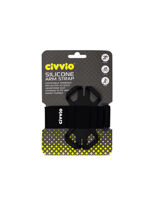 Civvio Silicon Black Arm Strap