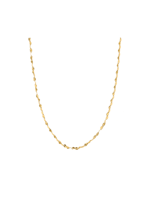 Yellow Gold, +-45cm Modern Butterfly link design Chain