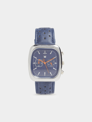 MKM Navy RETRO SQUARE AVIATOR WATCH