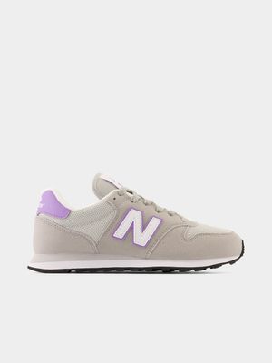 Women's New Balance 500 Grey/Purple Sneaker