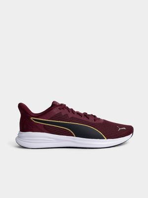 Mens Puma Transport Burgundy Sneaker