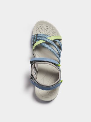 Women's Hi-tec Savanna Blue/Green Sandal