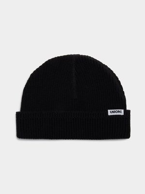 Men's Union-DNM Black Beanie