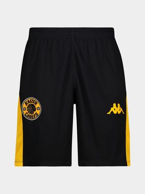 Mens Kappa Kaizer Chiefs Ahora Pro Am Black Training Shorts