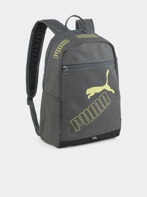 Puma Phase Grey Lime Backpack