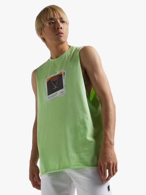 Redbat Men's Green Tank Top