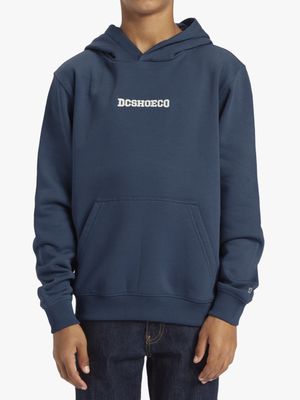 Boy's DC Blue Baseline Pullover Sweater