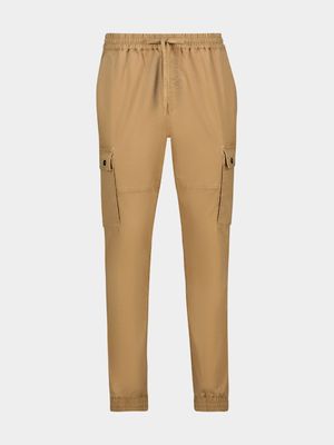 Men's Steve Madden Beige Michael Cargo Pants