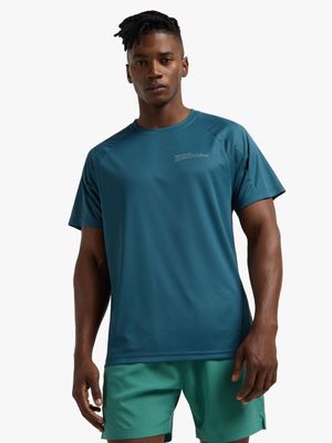 Mens TS Dri-Tech ADVC Ottoman Rib Teal Tee