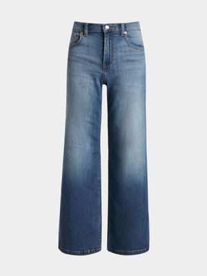 Older Girls Wide Leg Jeans