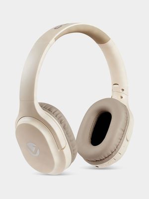 Volkano Pebble Bluetooth White/Khaki Headphones