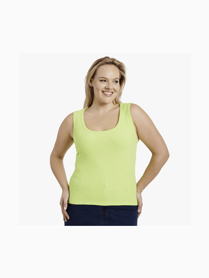 Womens Me&B Lime The Ultimate Vest