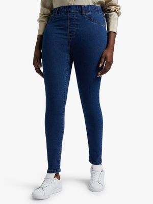 Women's Dark Blue Jeggings