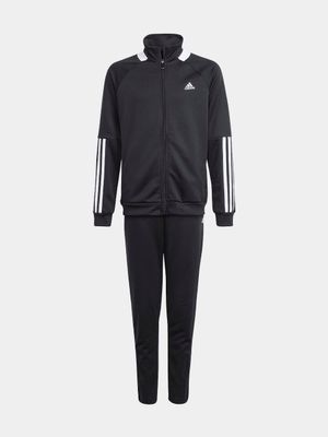 Boys adidas Sereno Black Tracksuit