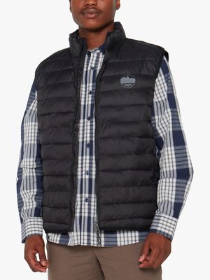 Men's Jeep Black Core Sleeveless Puffer Jacket