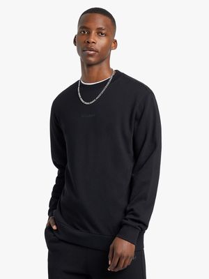 Redbat Classics Men's Black Crew Sweater