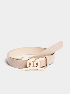 Twisted Buckle Belt