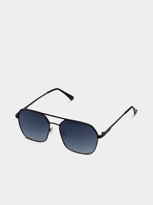 Men's Markham Carreira Matt Black Sunglasses