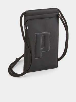 Puma Unisex Sense Black Phone Pouch