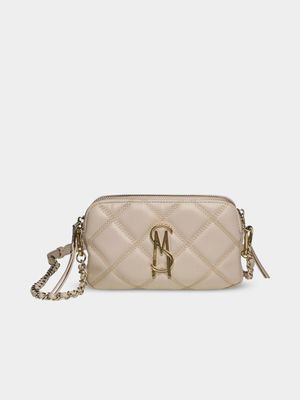 Women's Steve Madden Natural BMARVIS Crossbody Bag