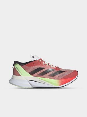 Womens adidas Adizero Boston 12 Red Running Shoes