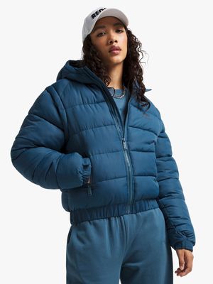 Redbat Classics Women's Teal Puffer Jacket