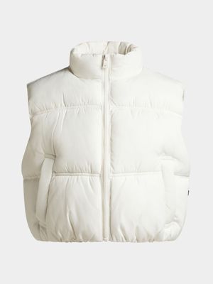 Older Girls Cropped Gilet