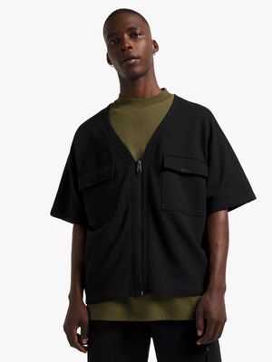 Redbat Men's Black Utility Top