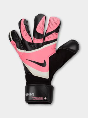 Nike Grip3 Goalkeeper Black/Pink Gloves