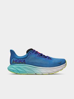 Mens Hoka Arahi 7 Light Blue Running Shoes