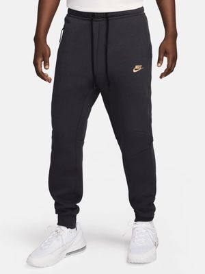 Mens Nike Tech Fleece Black Jogger