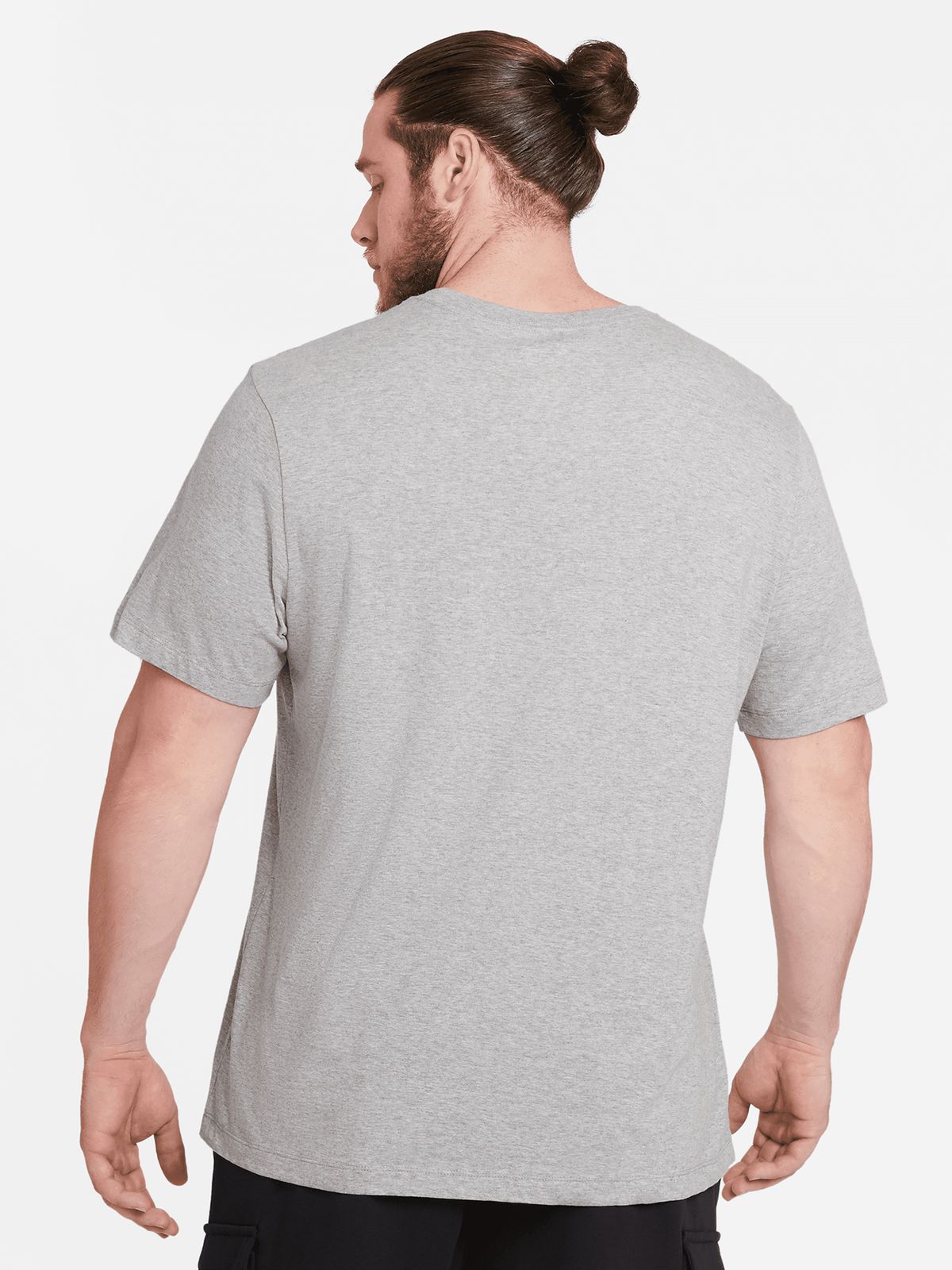 Mens Nike Sportswear Icon Futura Grey Tee - Bash.com