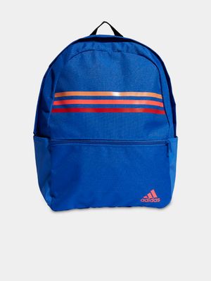 adidas Classic Horizontal 3-stripes Royal Blue Backpack