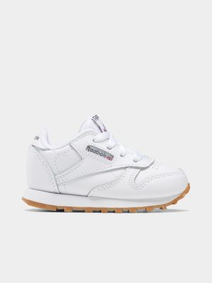 Reebok Toddlers CL Leather White Sneaker