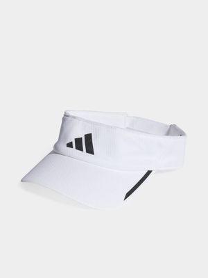 adidas White Run Visor