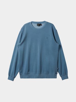 Men's Quiksilver Blue Salt Water Crew Sweater