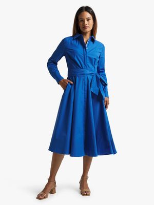 Women's Pringle Blue Ari Shirt Dress