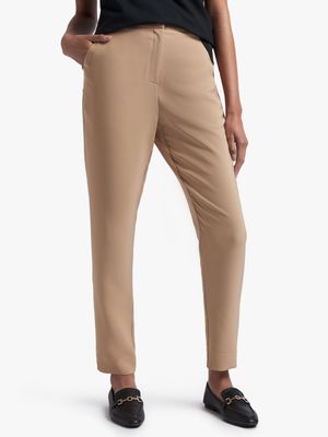 Women's Stone Skinny Structured Trousers