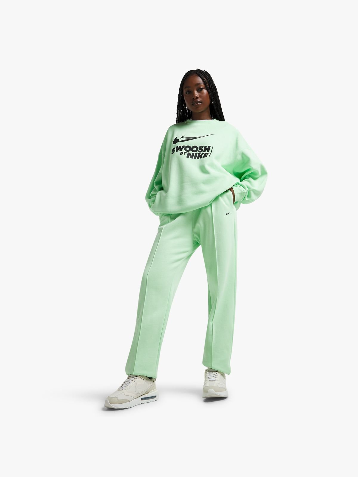 Green nike sweatpants womens sale