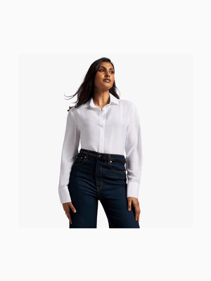 Women's White Voile Shirt