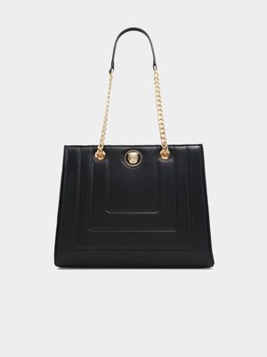 Women's ALDO Black Satchel Bag