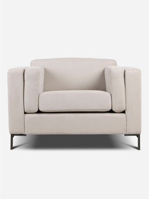 Rachel 1 seater sabie light grey