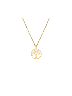 Yellow Gold, Tree Of Life Women’s Pendant on Chain