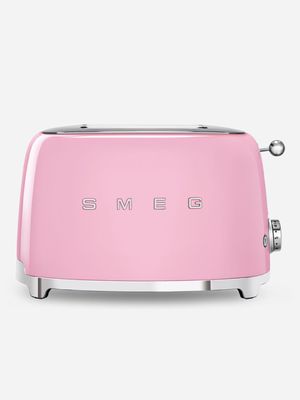 Smeg Pastel Pink 2-Slice Toaster