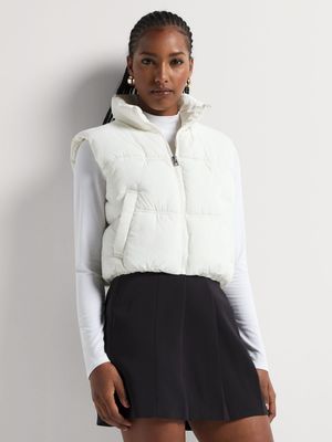 Y&G Cropped Nylon Gilet