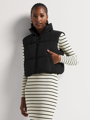 Y&G Cropped Nylon Gilet