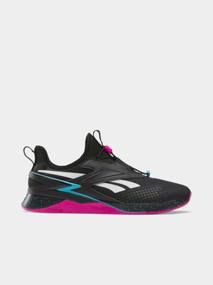 Mens Reebok Nano X3 Froning Black/Pink Training Shoes